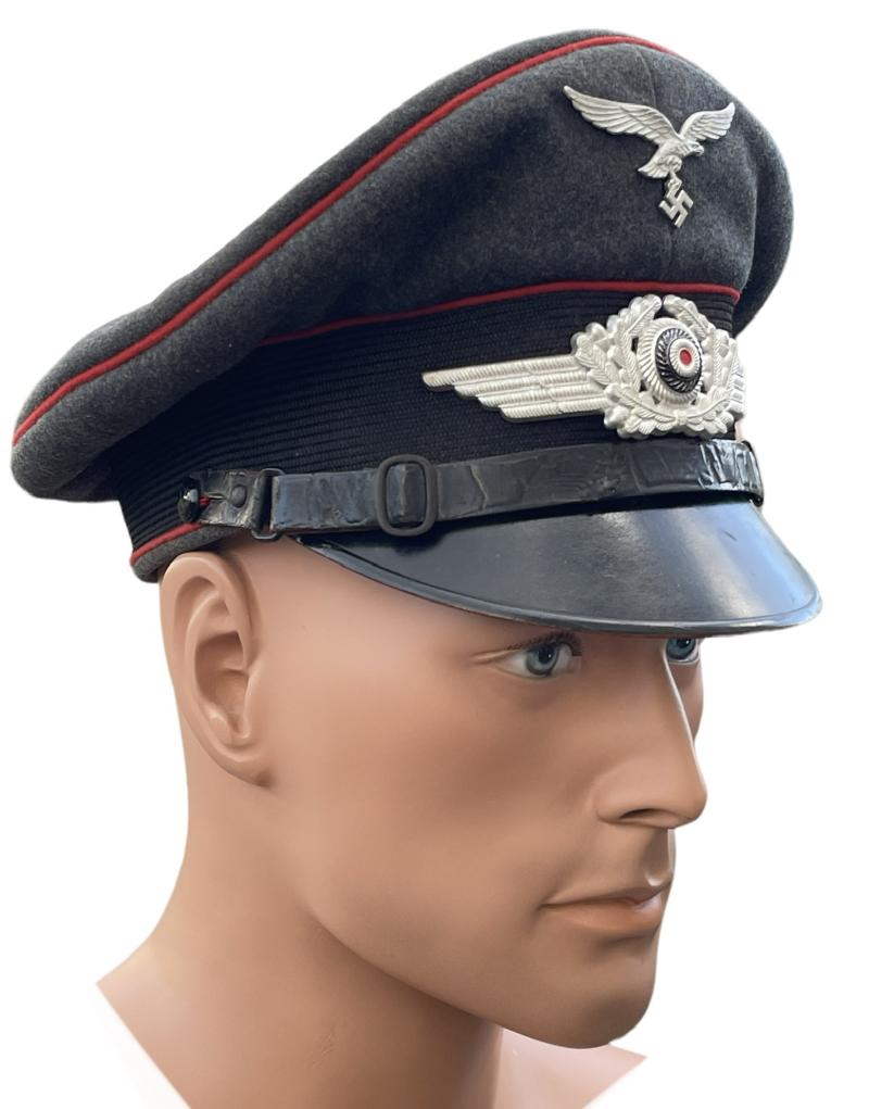 Luftwaffe FLAK (AA Gun) Enlisted/NCO Visor Cap