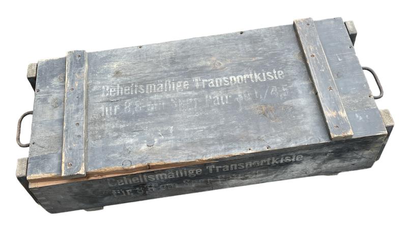 Wehrmacht wooden 8,8cm Spgr. Patr. 30L/4,5 Case