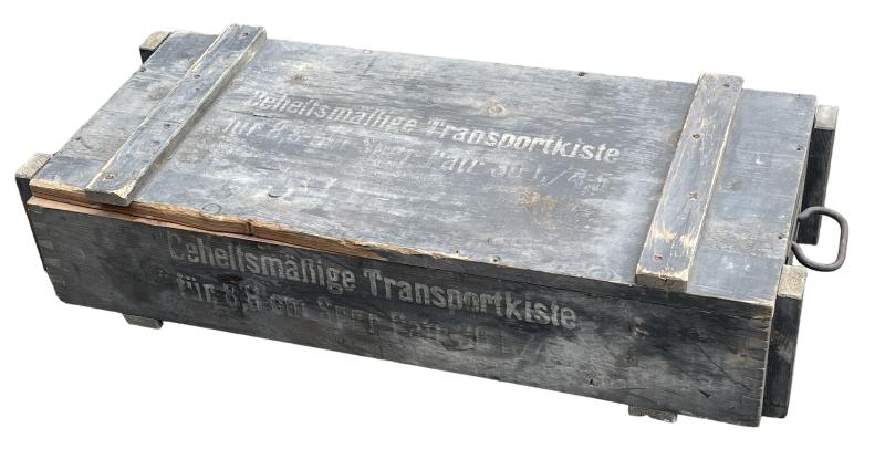 Wehrmacht wooden 8,8cm Spgr. Patr. 30L/4,5 Case