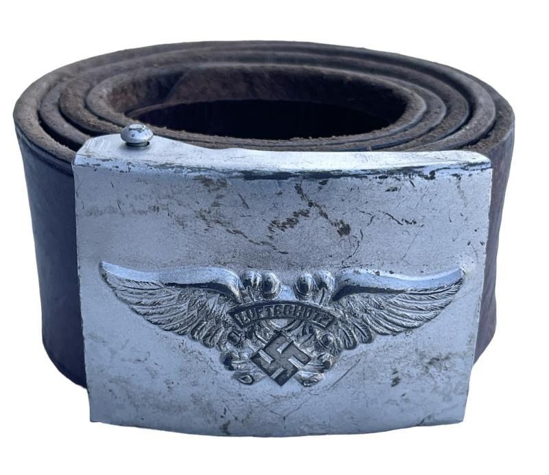 Luftschutz Belt Buckle and Belt