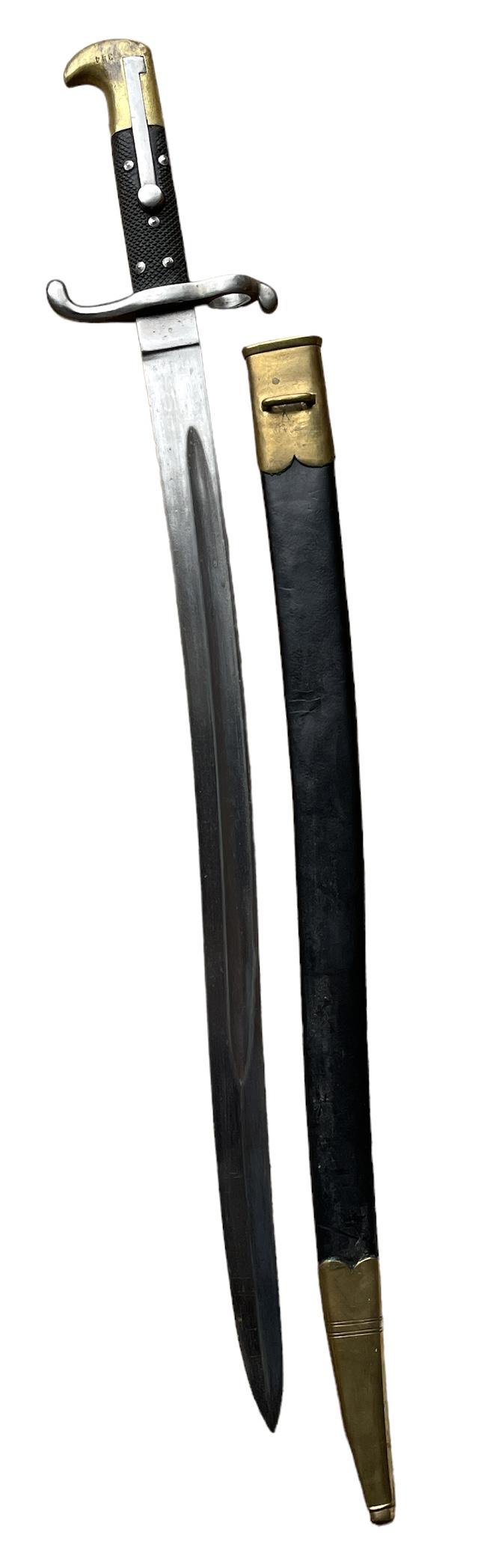 Swiss model 1864 Scharpshooters Carbine Bayonet