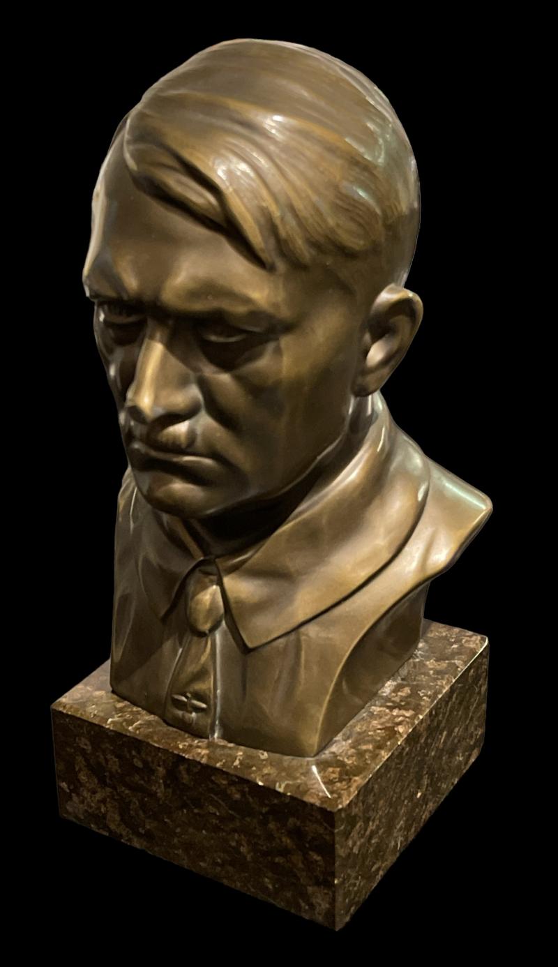 Adolf Hitler Buste on Marbel Base
