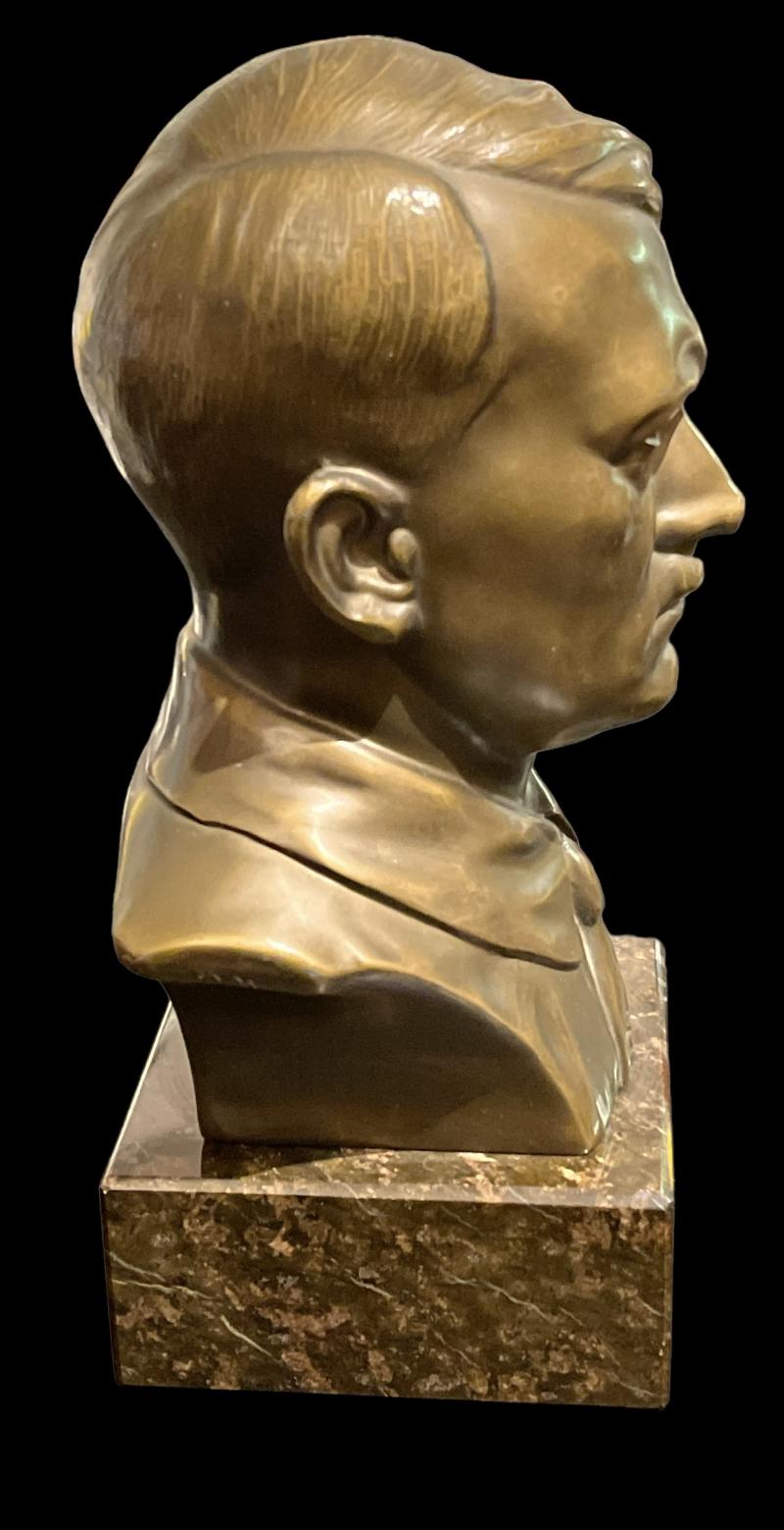 Adolf Hitler Buste on Marbel Base