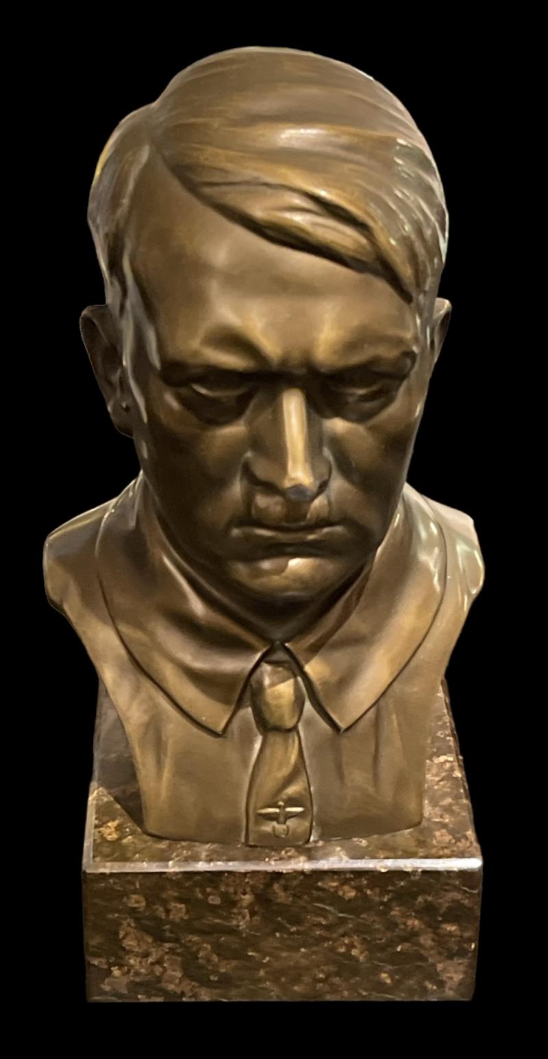 Adolf Hitler Buste on Marbel Base