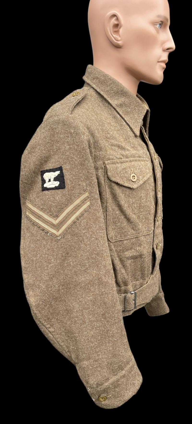 British WW2 Battle Dress Tunic “Polar Bears”