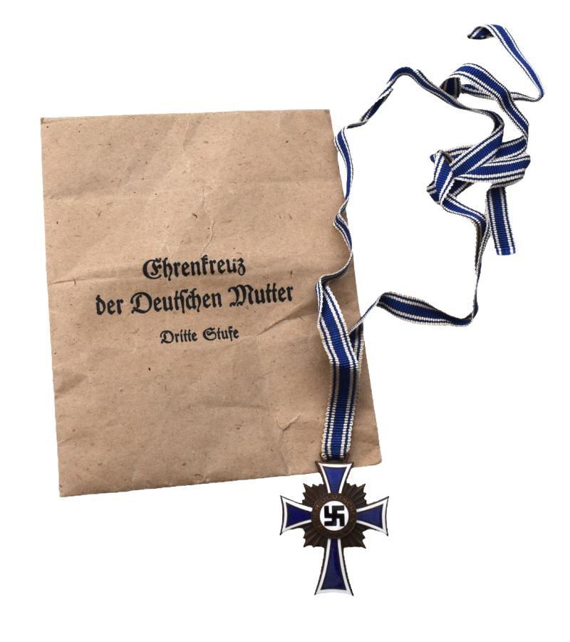 Mothers Cross Bronze with Paper Packaging