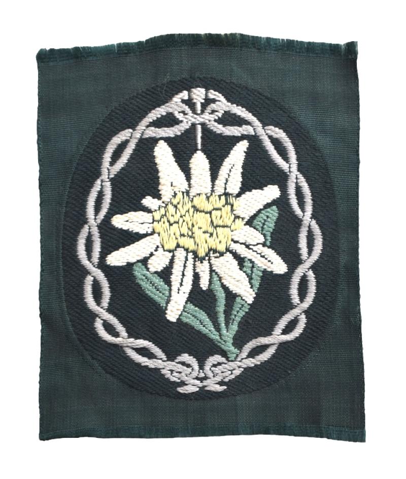 Wehrmacht Edelweiss GBJ Sleeve Insignia