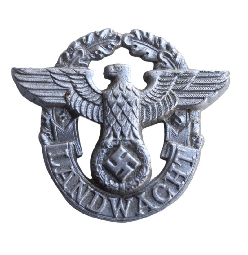 Dutch/Flamisch Landwacht Visor Cap Insignia
