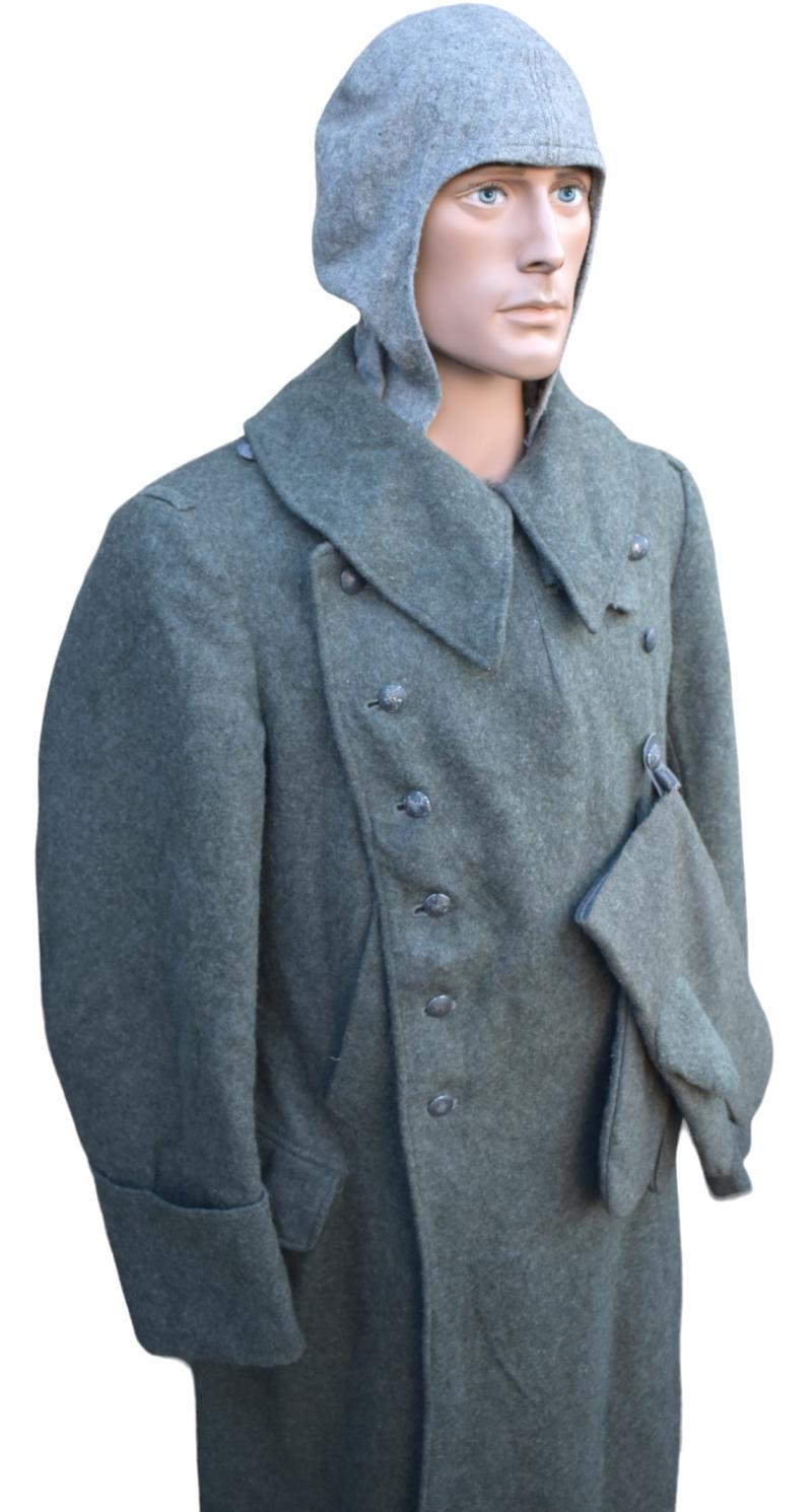 Wehrmacht M44 wool Greatcoat and Gloves