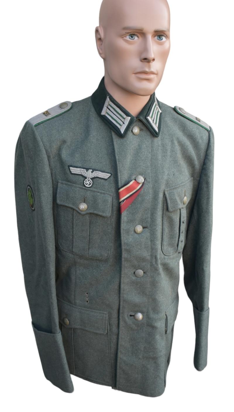 Wehrmacht M36 Field promoted Officers Tunic Jäger Regiment