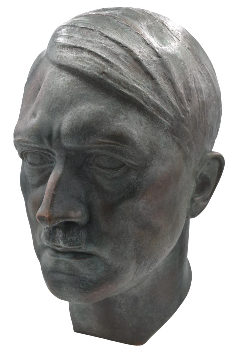 Adolf Hitler Bronze Buste (Berlin Found 1990)