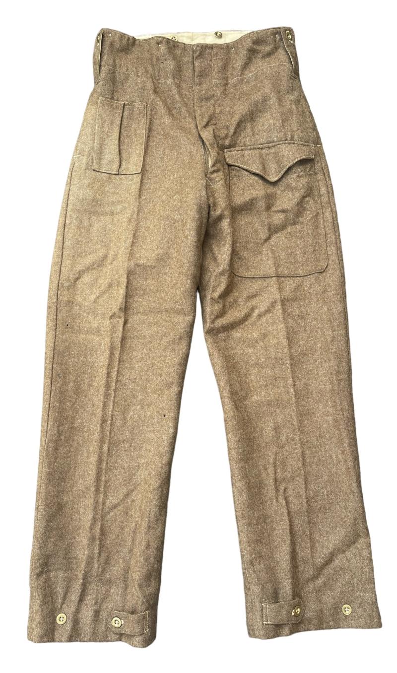 British WW2 P39 Battle Dress Trousers