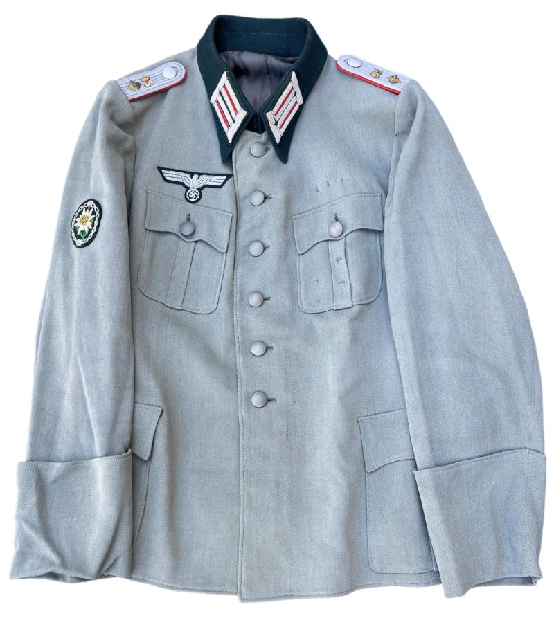 Wehrmacht Gebirgsjäger Artillery Officers Tunic