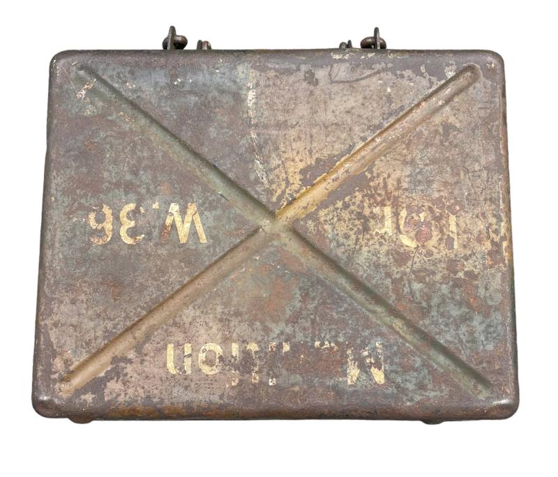 Wehrmacht camo 5 cm Mortar Round Box