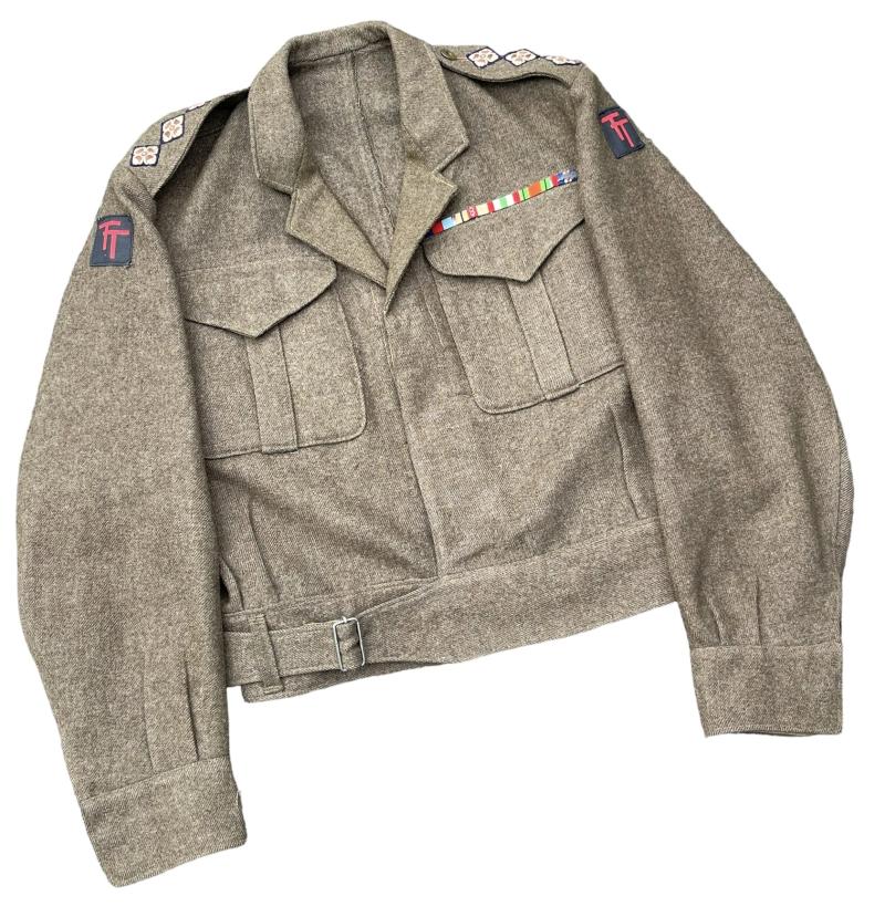 British WW2 Officers Battle Dress 50th Inf. Div.