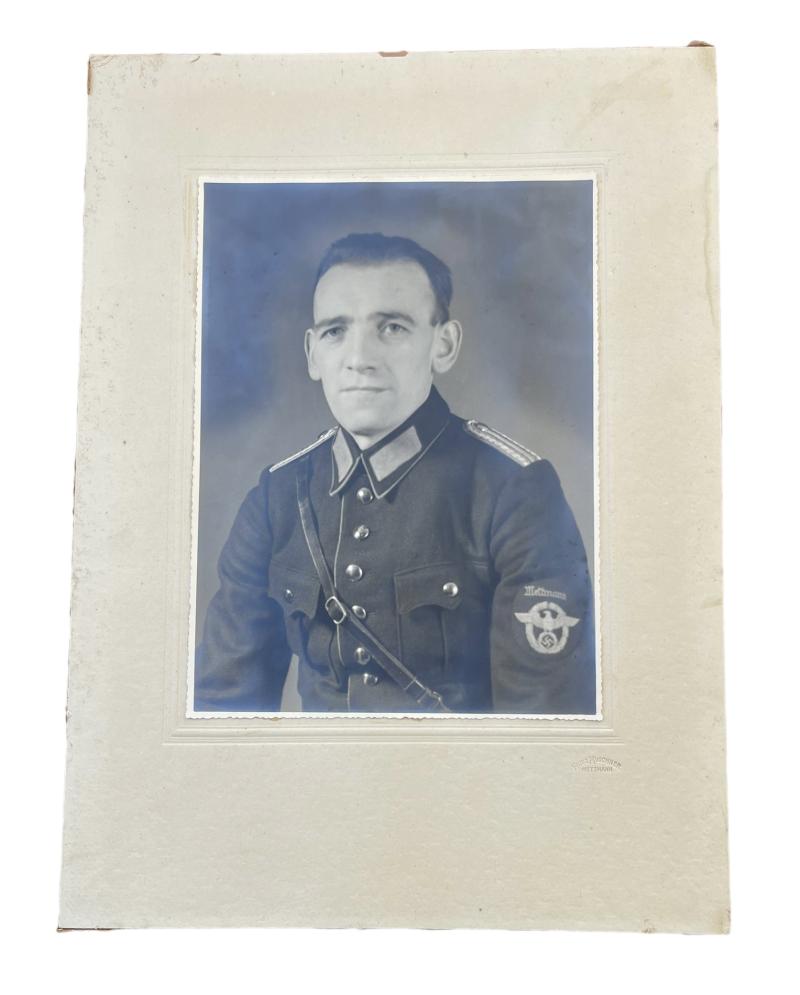 Third Reich Portrait photograph Polizei Officer