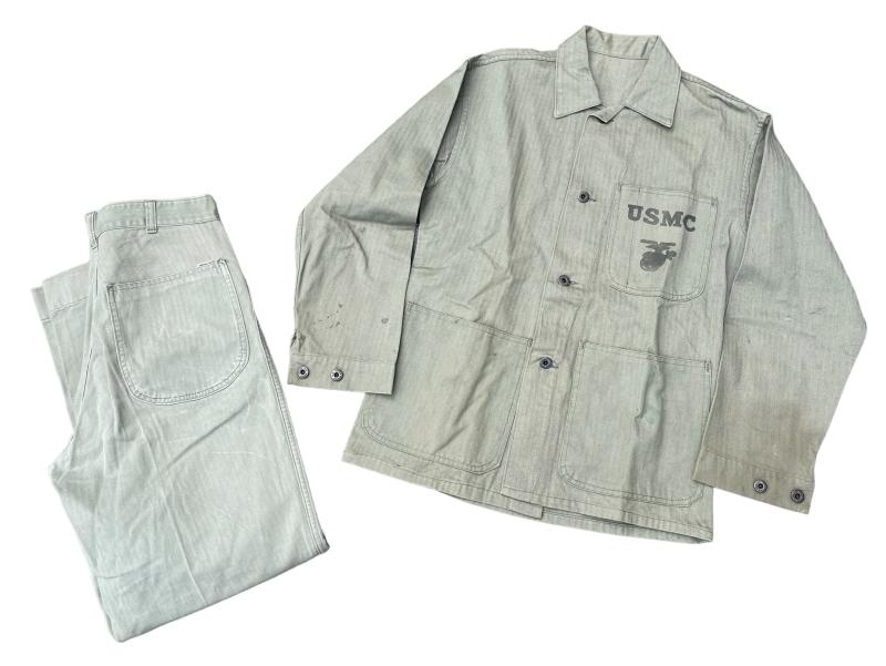 USMC HBT Tunic & Trousers