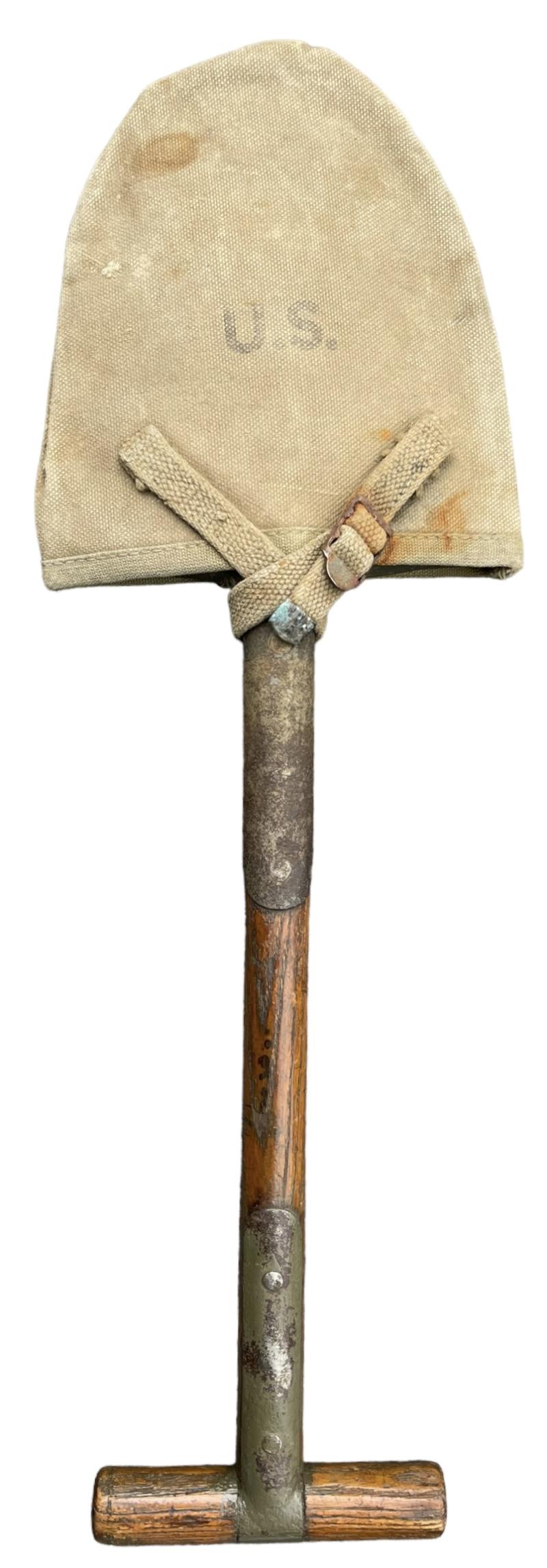 US WW2 T Shovel and Cover