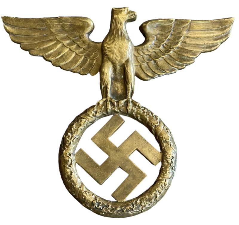 Bronze NSDAP Grave Monument Eagle