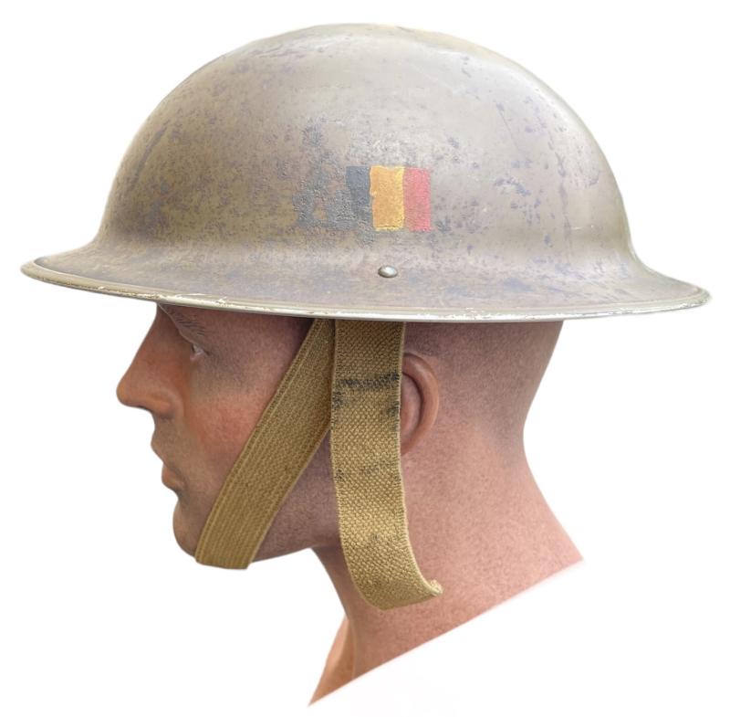 Belgium WW2 Brodie Helmet Brigade Piron