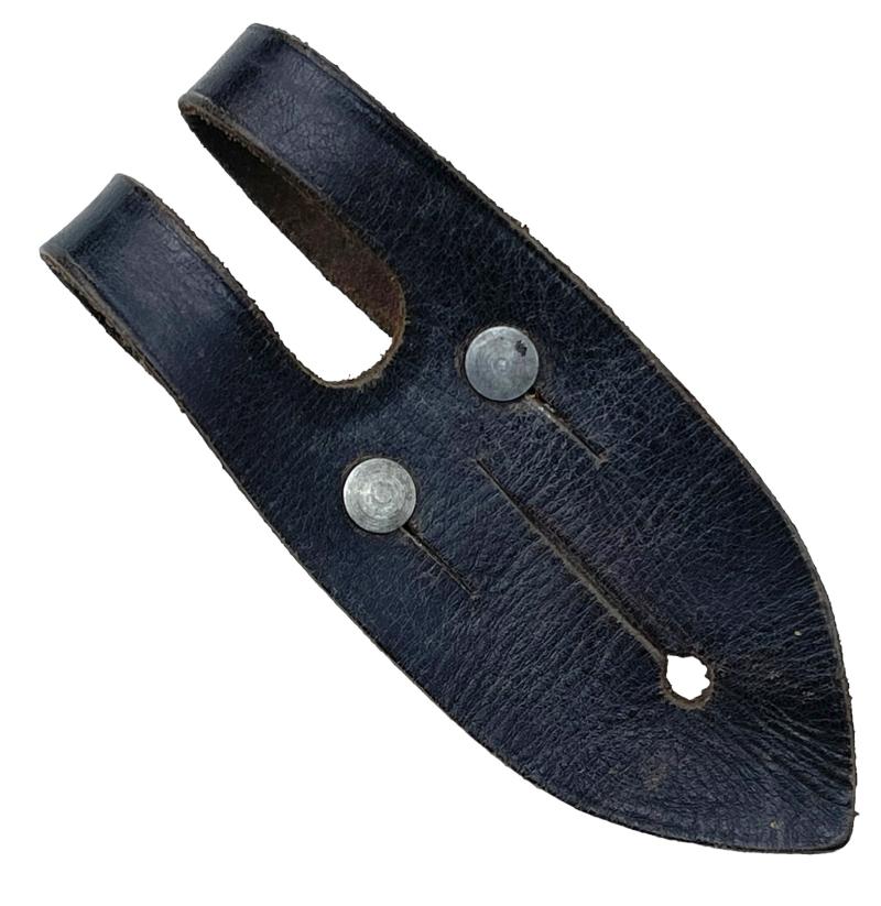 Wehrmacht Binoculars leather button attachment piece.