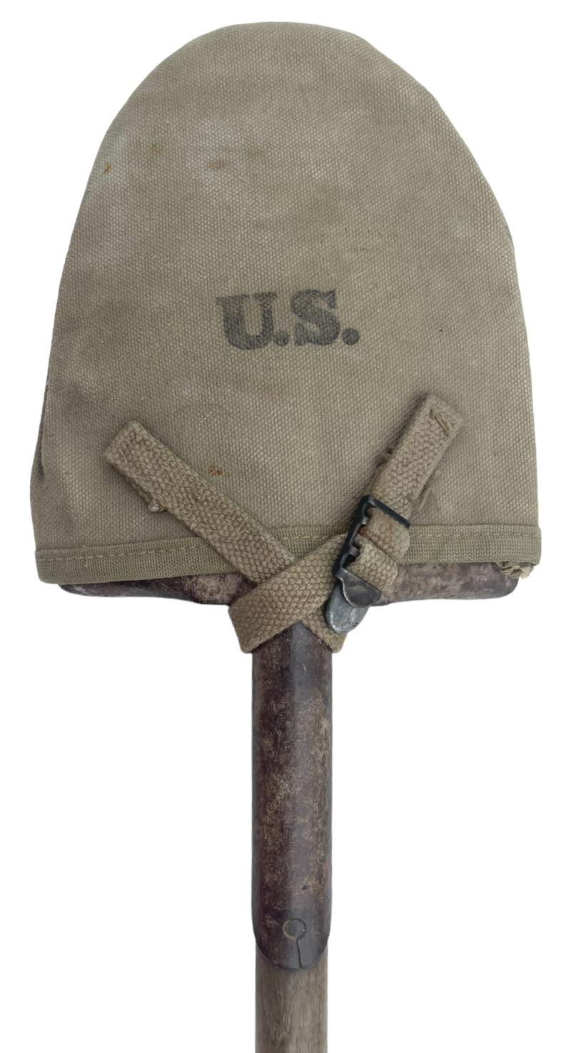 US WW2 T Shovel and Cover