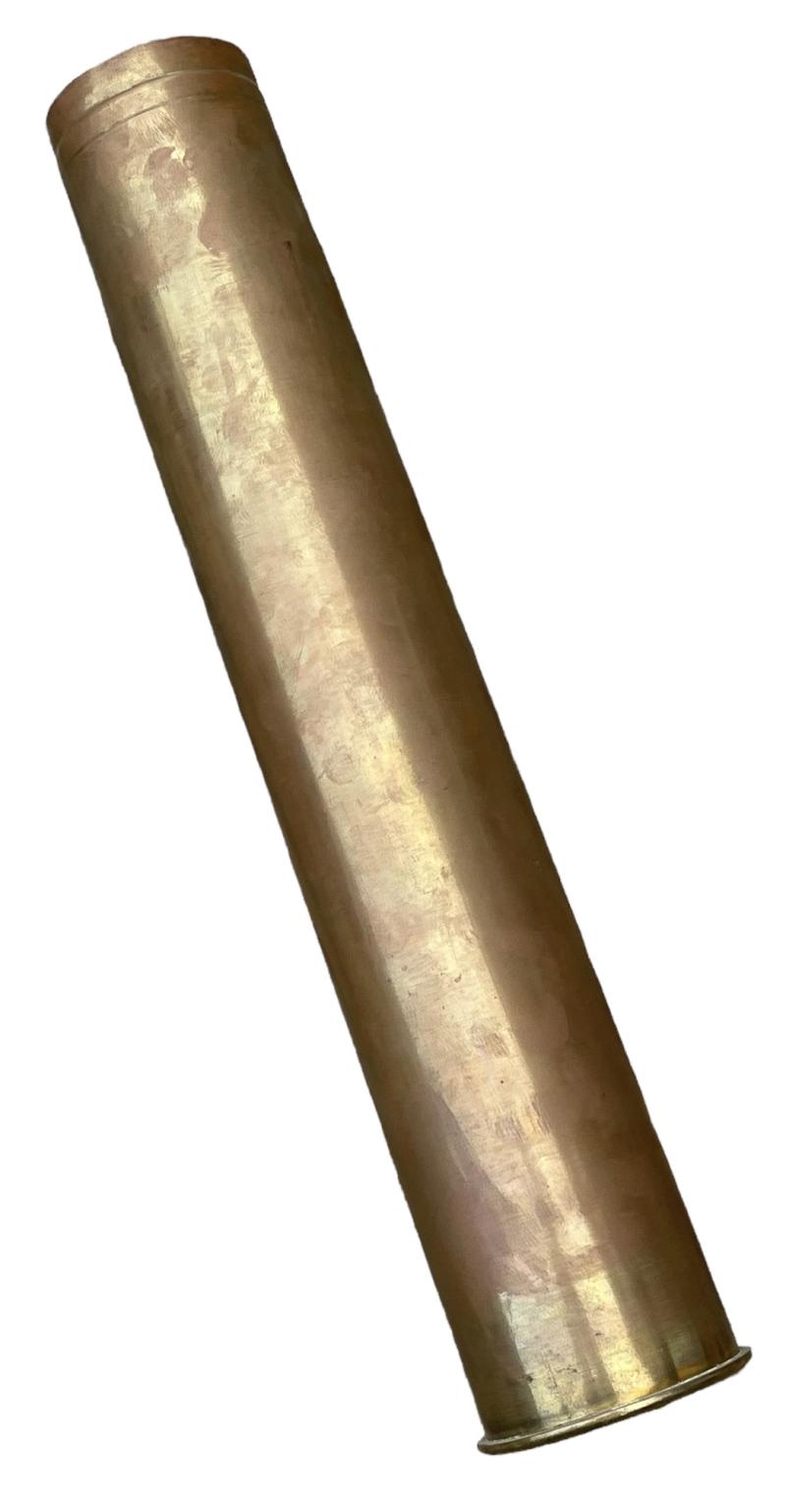 Early Luftwaffe Brass made 8,8cm Flak 18 Shell