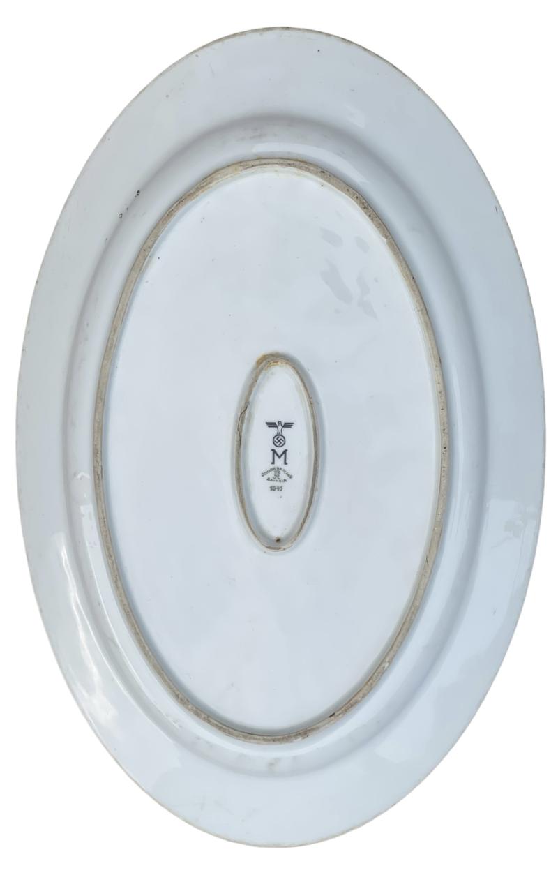 Kriegsmarine Barracks Messhall Meat Plate/scale