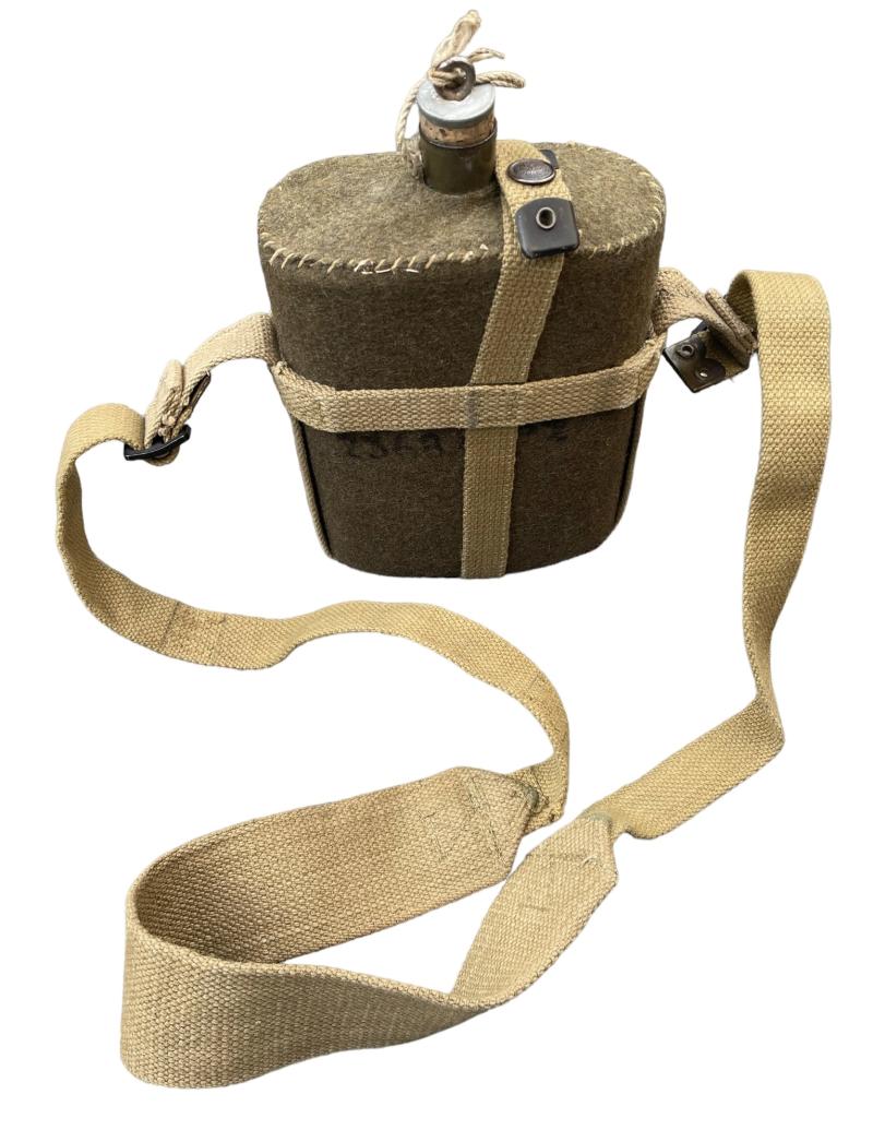 British WW2 Canteen with carrying strap