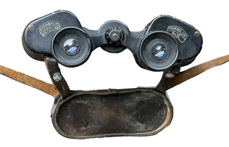 Wehrmacht 6x30 Binoculars with strap and lens cover
