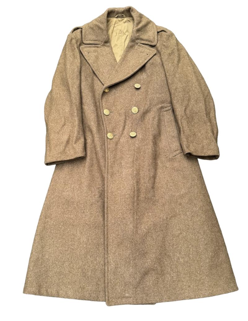US WW2 named wool Greatcoat