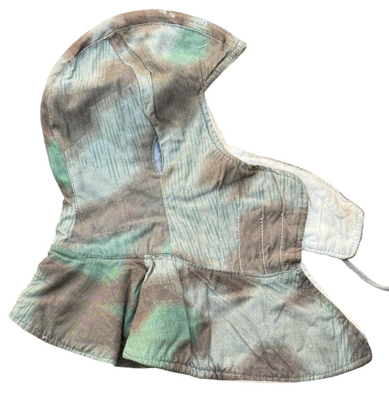 Wehrmacht Fluffy camo reversable winter Hood