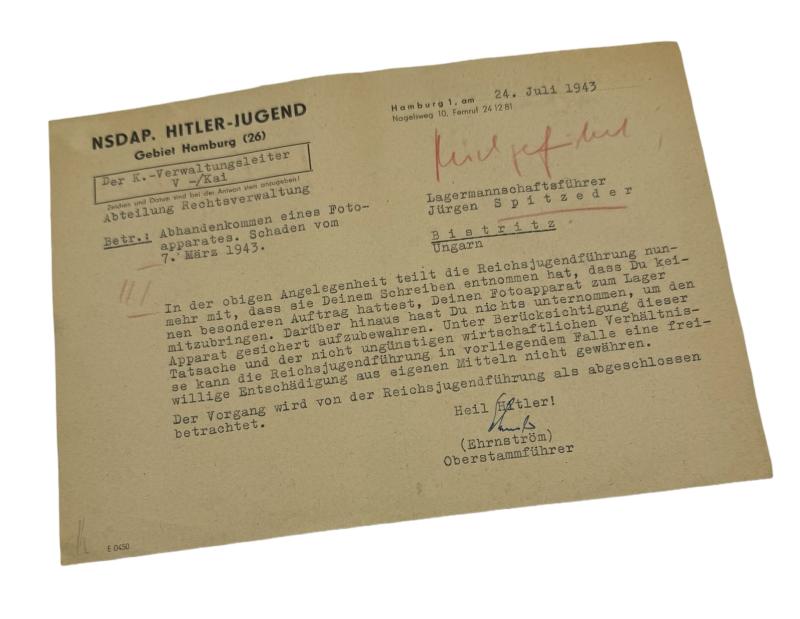 Hitler-Jugend Document