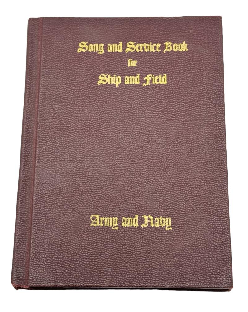 US WW2 Song & Service Book