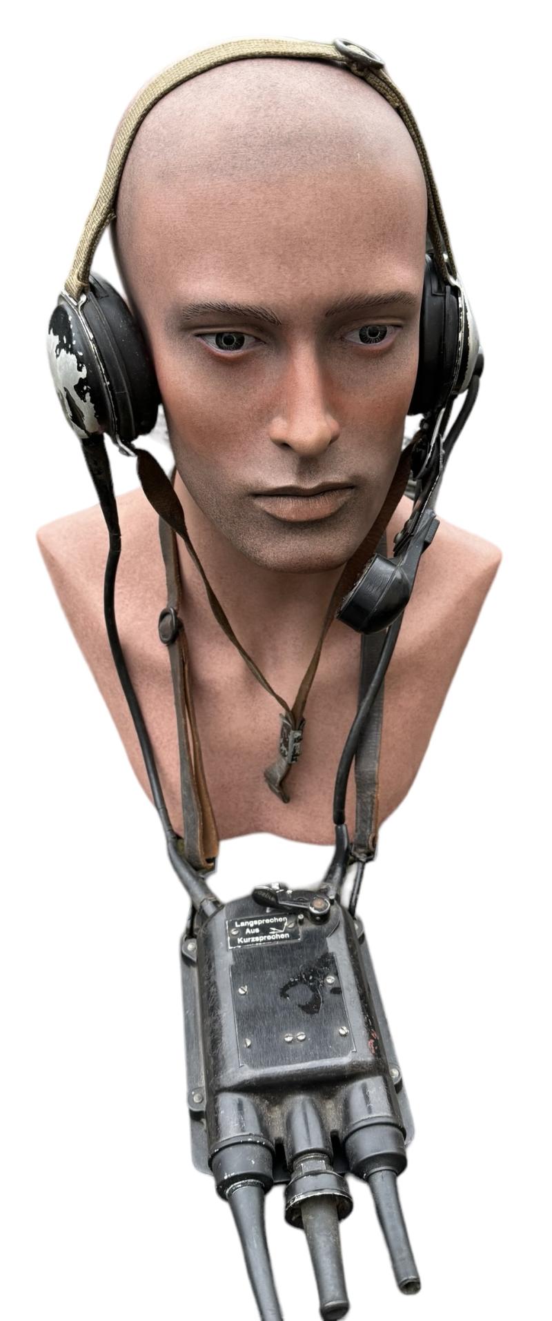 Kriegsmarine Costal Artillery Head Set