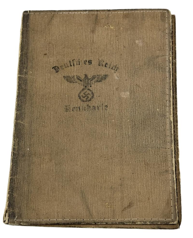 Third Reich ID Document Cover