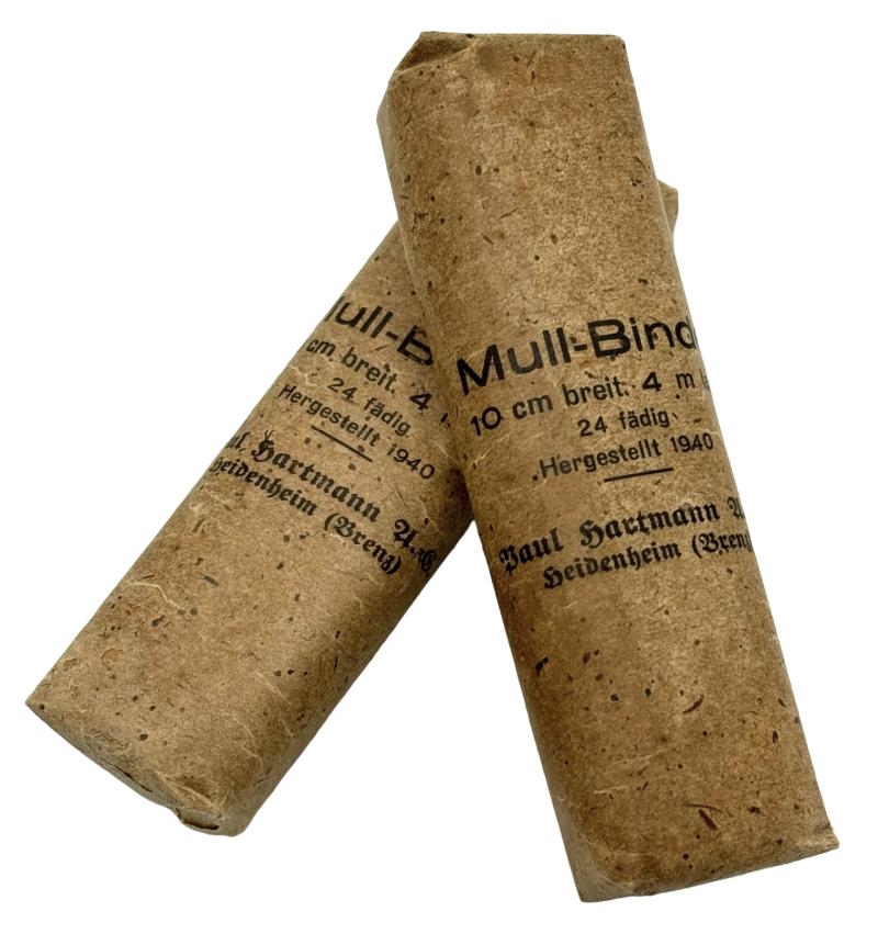2 Wehrmacht Mull Binden (Pressure Bandage)