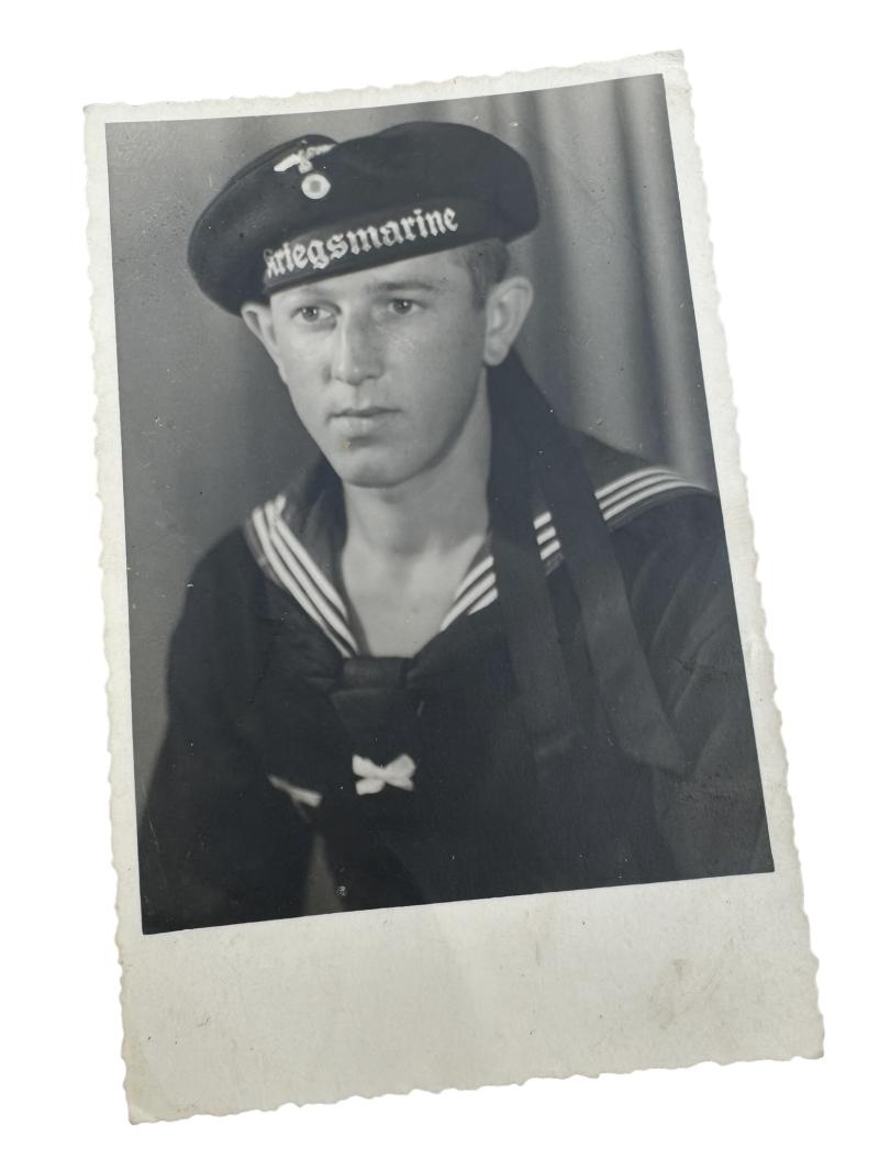 Postcard Photograph Kriegsmarine Salor