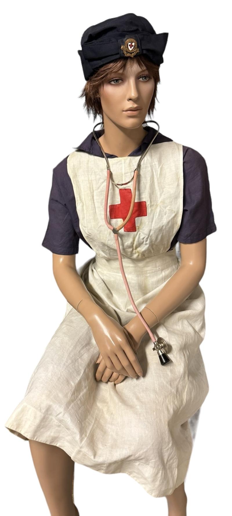 British WW2 Red Cross Nurce Tunic with Mannequin