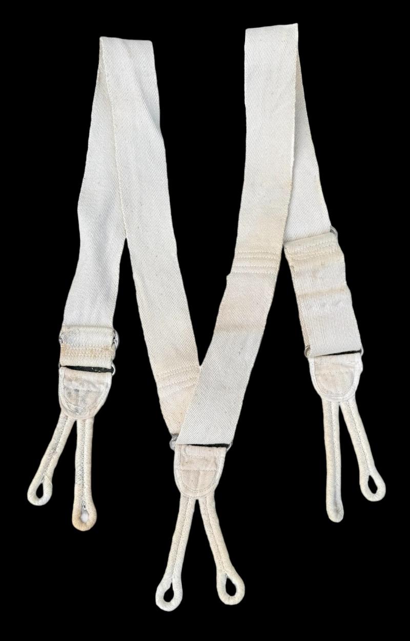 British WW2 Battle Dress Trousers Suspenders