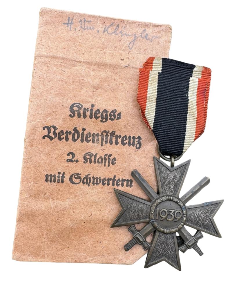 Kriegs Verdienste Kreutz (War Merrits Cross) 1939 with Swords