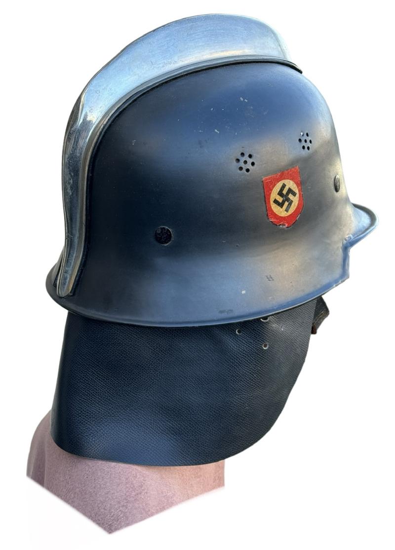Third Reich Feuerschutz Polizei M34 DD Helmet