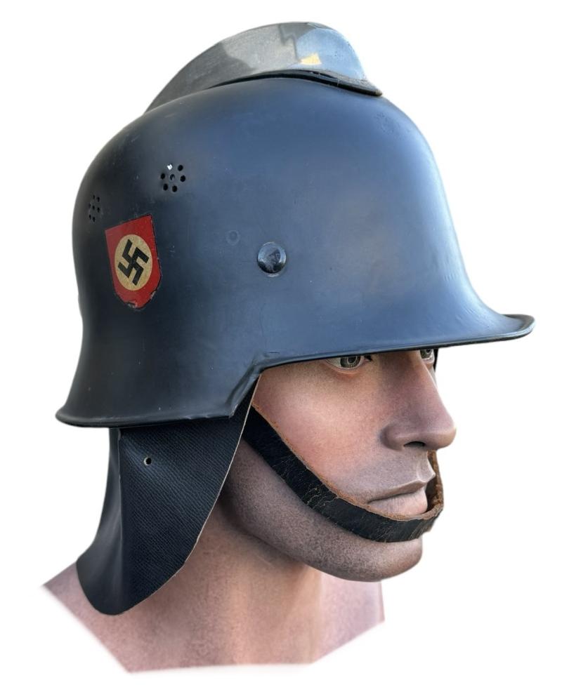 Third Reich Feuerschutz Polizei M34 DD Helmet