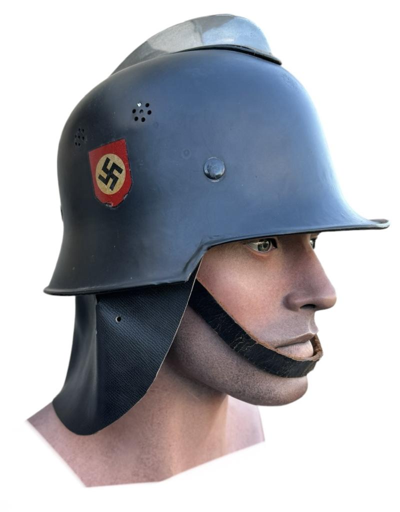 Third Reich Feuerschutz Polizei M34 DD Helmet