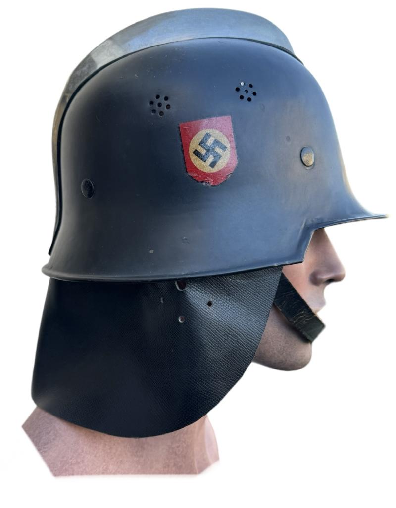 Third Reich Feuerschutz Polizei M34 DD Helmet