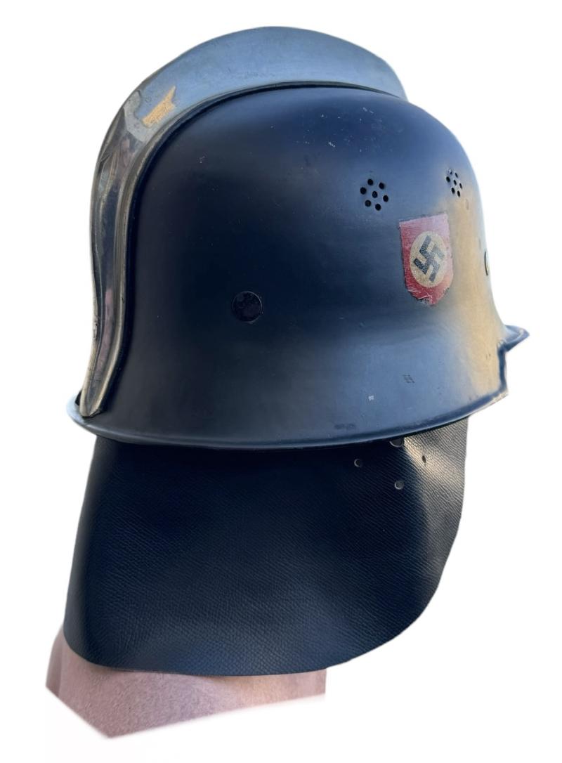 Third Reich Feuerschutz Polizei M34 DD Helmet