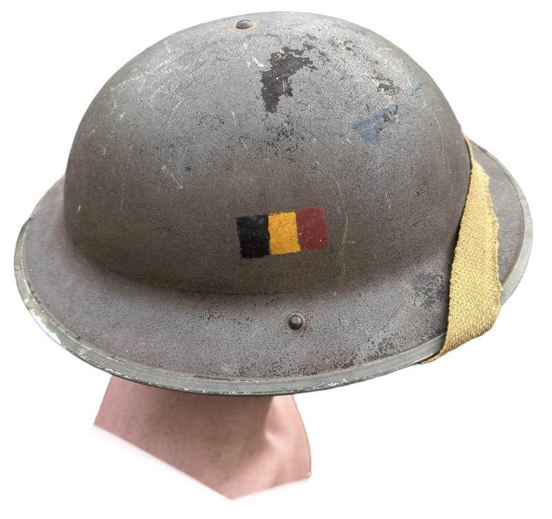 Belgium WW2 Brodie Helmet Brigade Piron