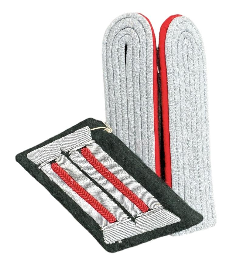 Wehrmacht Artillery Collar Tabs and Shoulder Boards