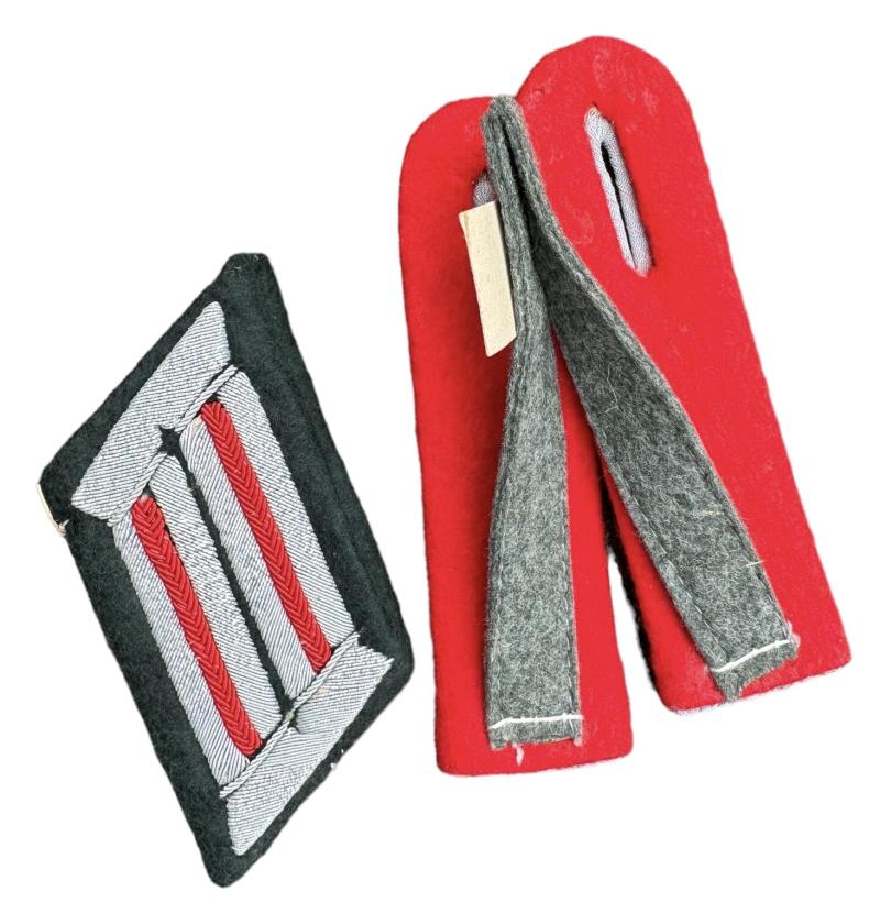 Wehrmacht Artillery Collar Tabs and Shoulder Boards