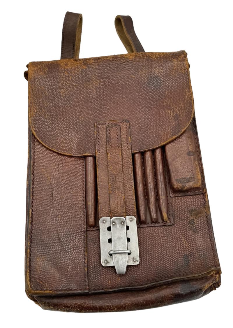 Wehrmacht/Luftwaffe/Wehrmacht Brown leather Mapcase